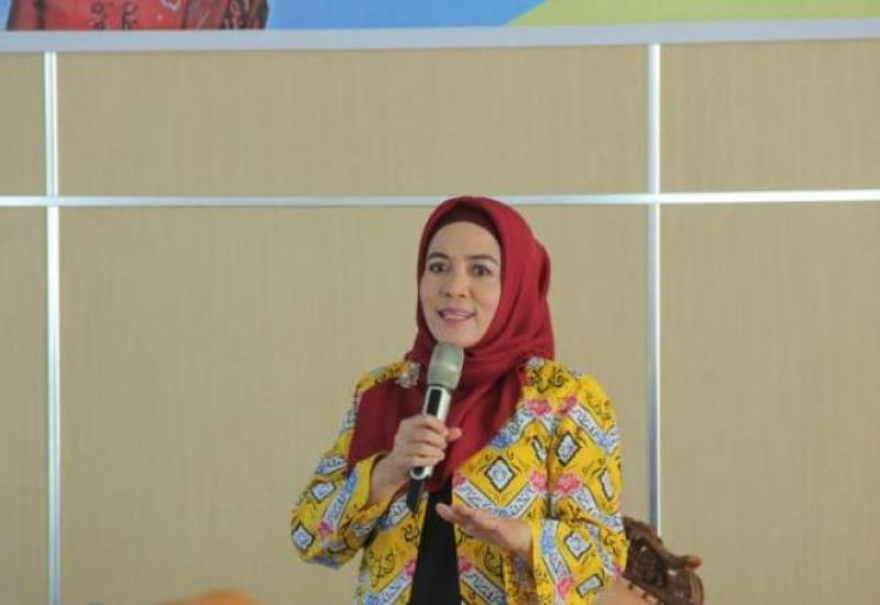 Bunda PAUD Derta Wahyulin Rohidin.