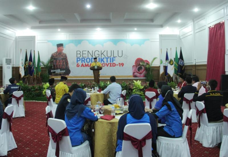 Gubernur Rohidin Ajak Anak Muda Bentuk Pola Pikir Produktif di Masa Pandemi