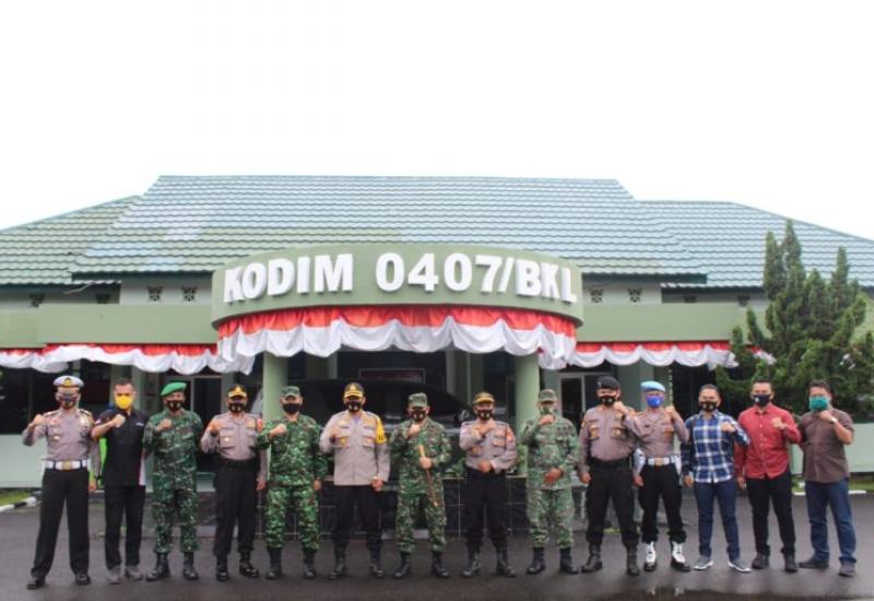 Usai ke Balai Kota, Kapolres Kunjungi Makodim 0407/Bengkulu