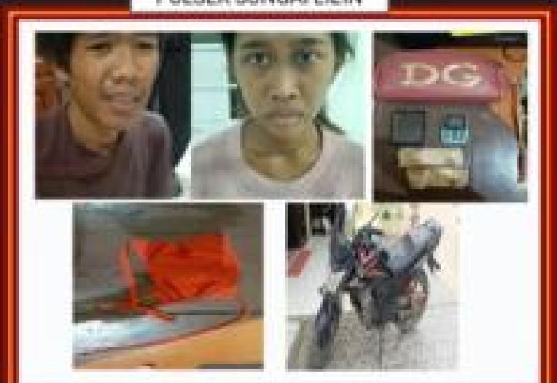Sempat Kabur, Polsek Sungai Lilin Tangkap Pasutri Pelaku Jambret