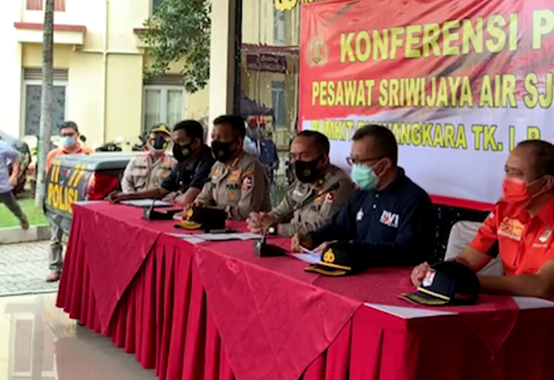 RS Polri Terima Satu Kantong Jenazah Diduga Korban Sriwijaya Air