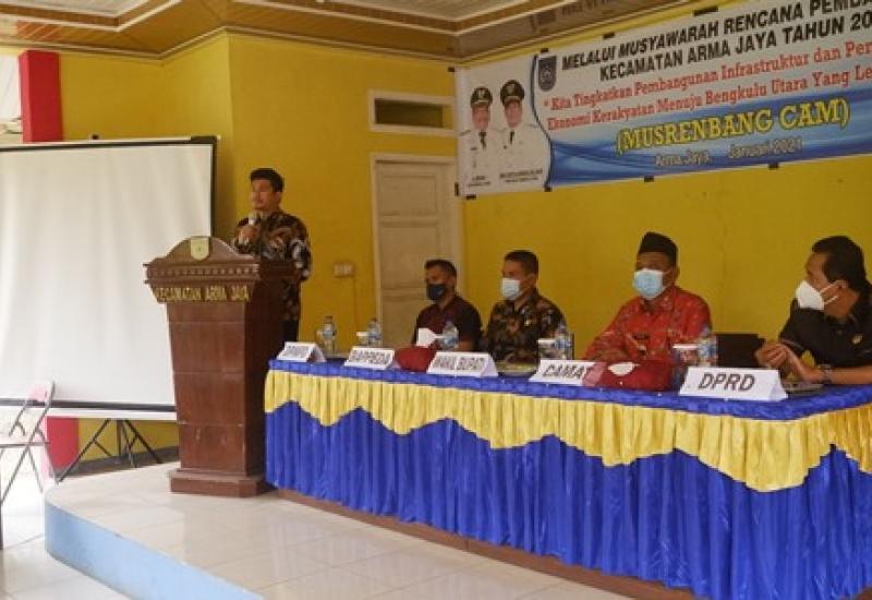 Susun RKPD, Kecamatan Arma Jaya Laksanakan Musrenbang