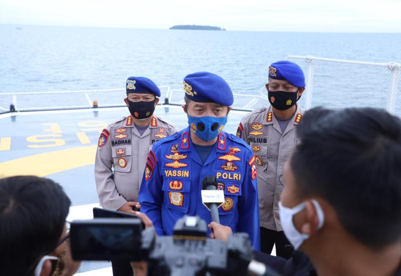 Ditpolairud Kerahkan 8 Kapal – 4 Heli Bantu Pencarian Pesawat Sriwijaya Air SJ182