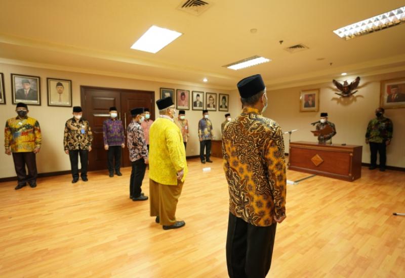 Pelantikan Tiga Pejabat Eselon III Ditjen Penyelenggaraan Haji dan Umrah/Humas Kemenag RI