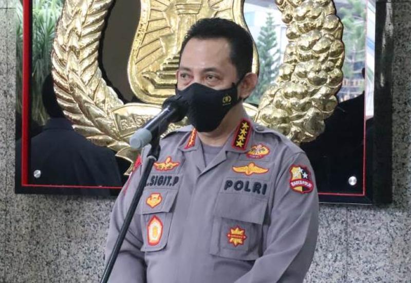 Kapolri Menerima Kunjungan Menpora/Humas Polri