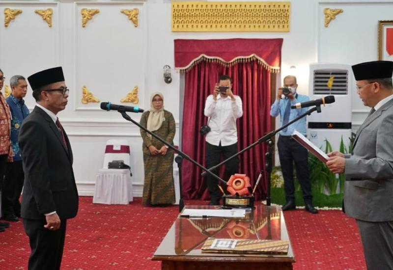 Pelantikan Direktur Operasional Bank Bengkulu