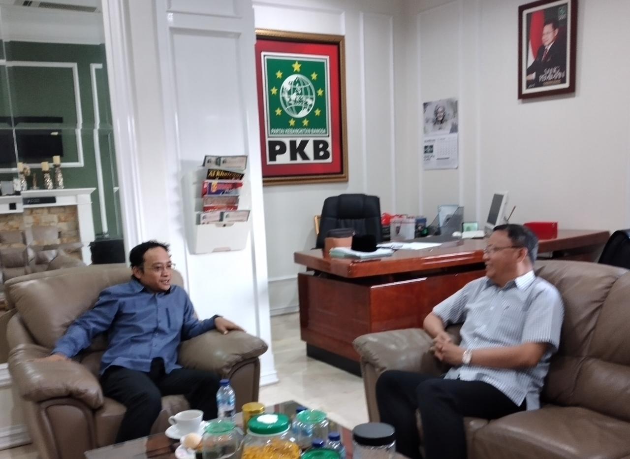 Petahana Rohidin bersama Sekjen DPP PKB.