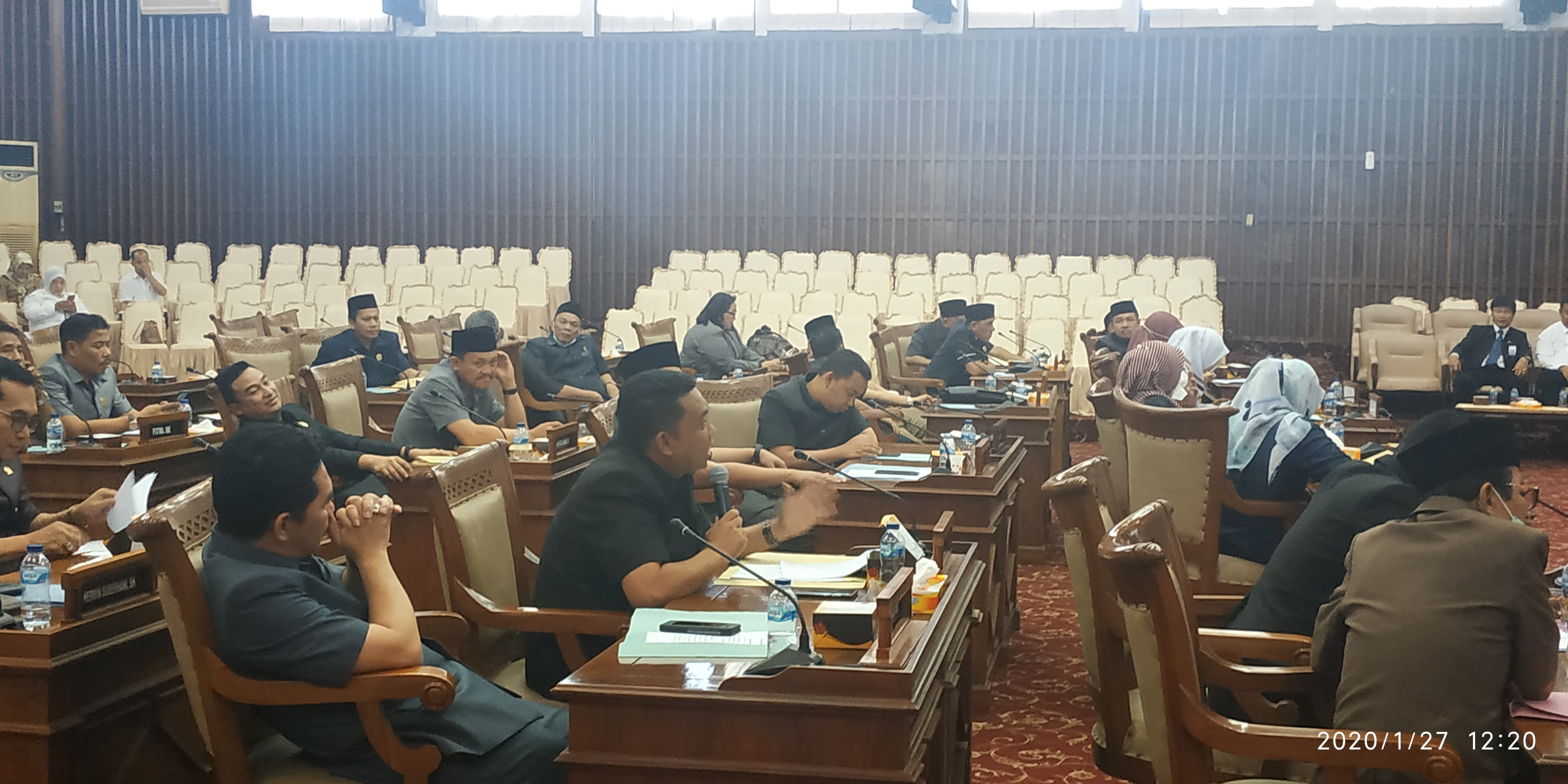 Pada saat pembahasan pembentukan Pansus.