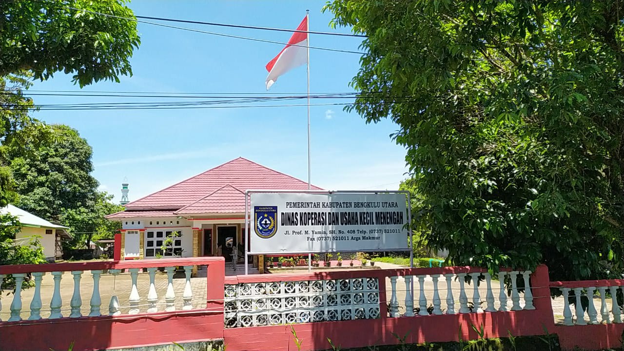 Kantor Diskop UMKM Bengkulu Utara.