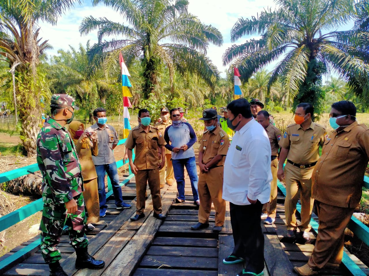 Bupati Choirul Huda Tinjau Lokasi TMMD Kodim 0428/Mukomuko