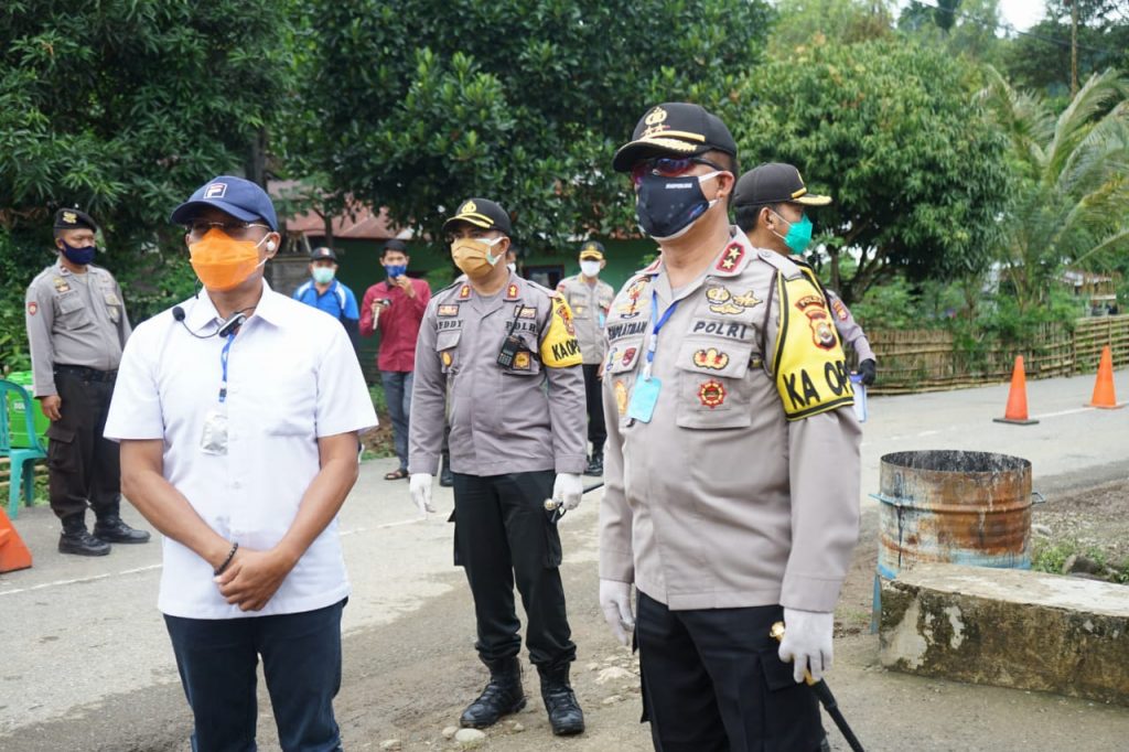 Tinjau Tiga Posko Covid-19 di Perbatasan BS, Kapolda Tegaskan Larangan Mudik!