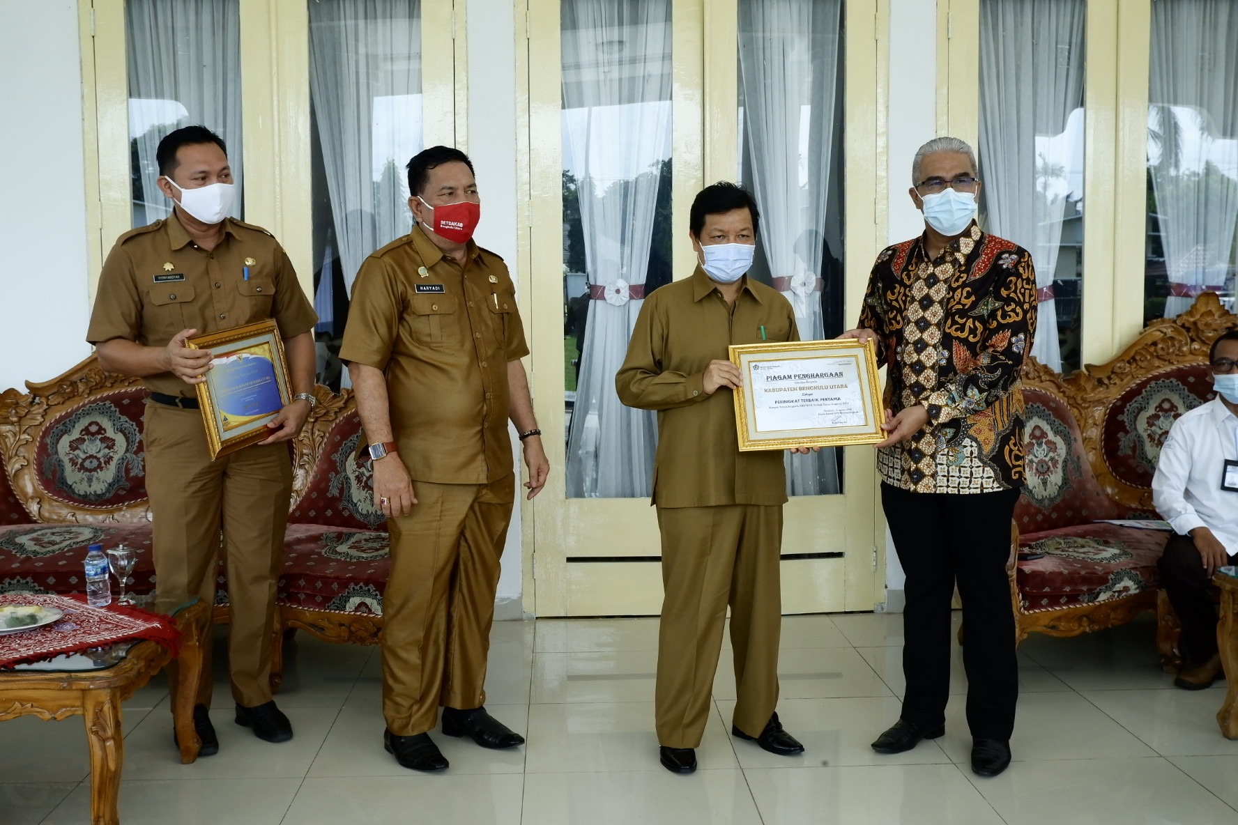 Kelola Keuangan Daerah Dengan Baik, Pemkab BU Raih 3 Penghargaan Sekaligus