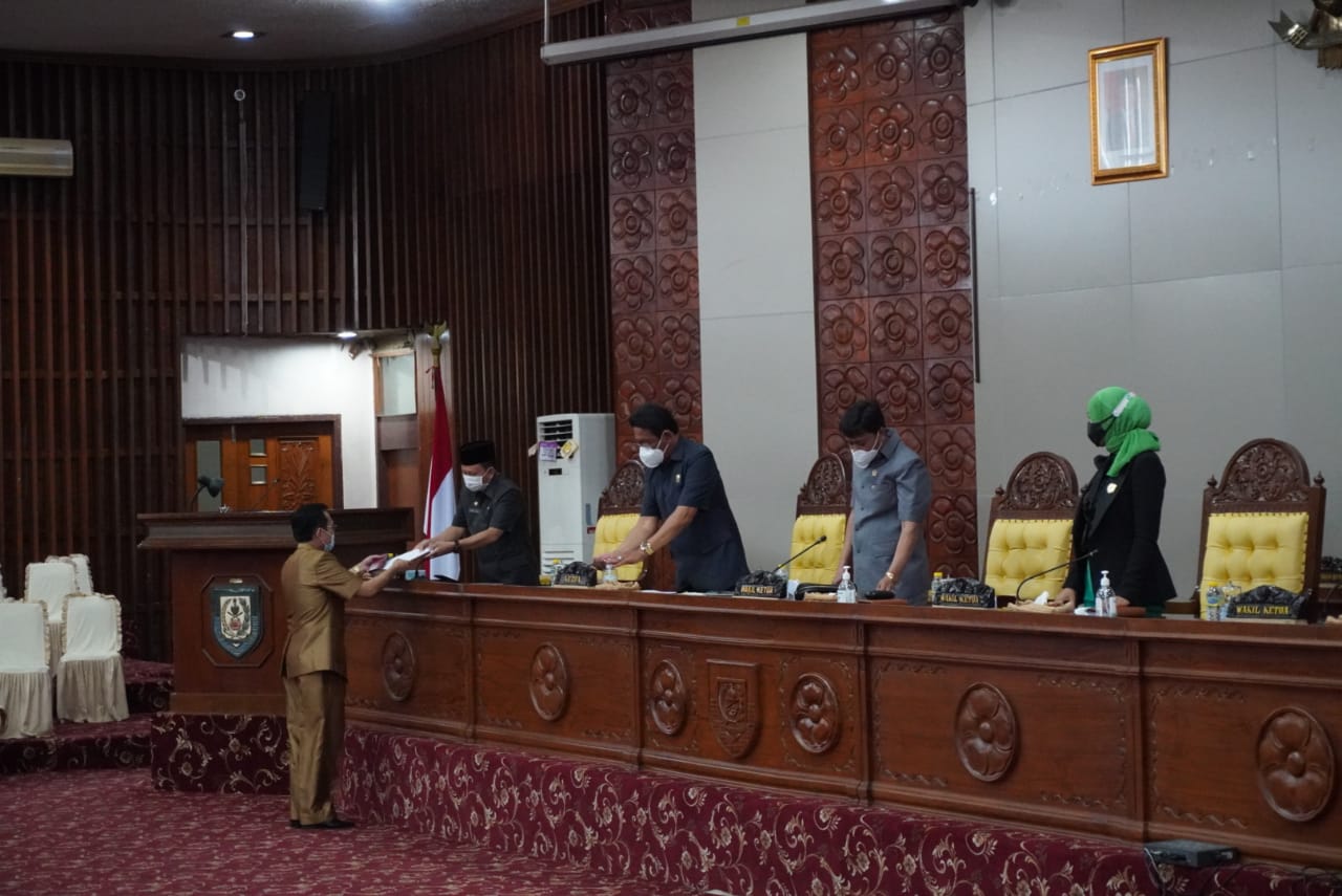 Raperda Adaptasi Kebiasaan Baru Disetujui Dibahas Lebih Lanjut