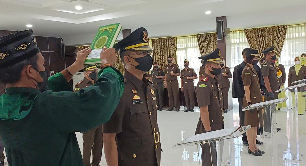 Tiga Kejari di Bengkulu dilantik