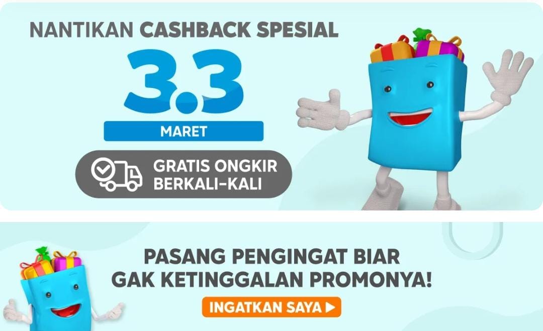 7 Produk Unggulan Selama Promo 3.3 Blibli
