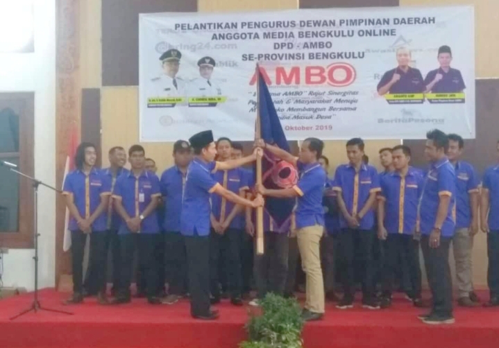 Ketua AMBO Provinsi Bengkulu Aurego Jaya Kukuhkan Pengurus se provinsi Bengkulu