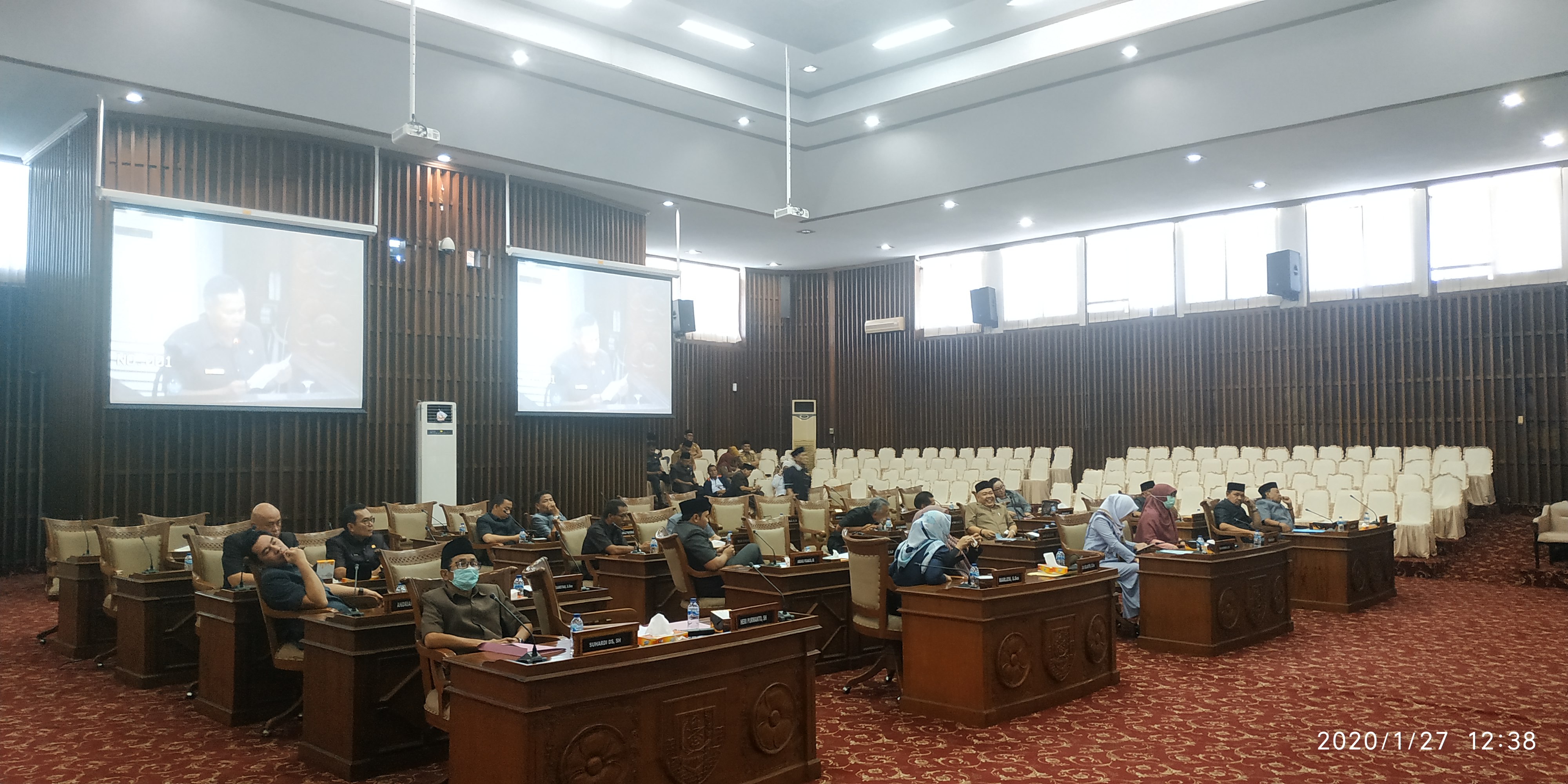 Suasana Rapat Paripurna DPRD Provinsi.