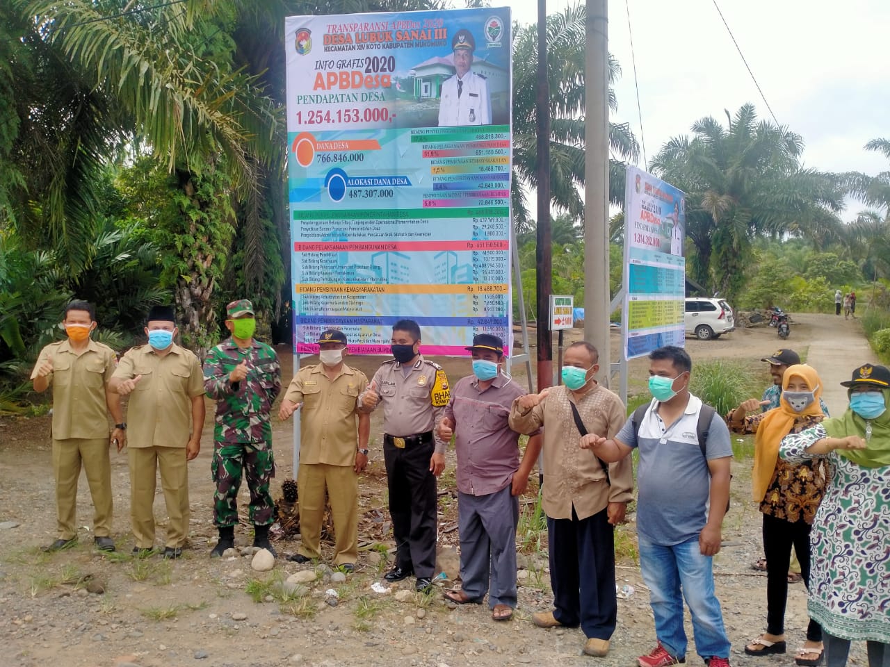 Ada Tiga Item Pekerjaan, Desa Lubuk Sanai III Sigap Laksanakan Titik Nol