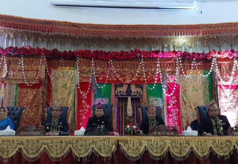 Saat paripurna istimewa DPRD Kepahiang dalam rangka memperingati HUT Kabupaten Kepahiang ke-16.