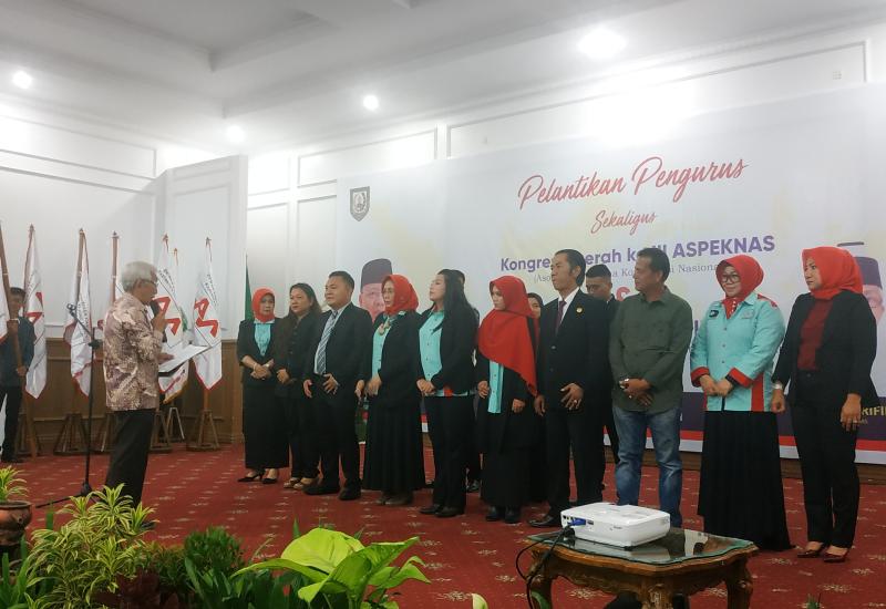Pengukuhan ASPEKNAS dan GATAKI Bengkulu.