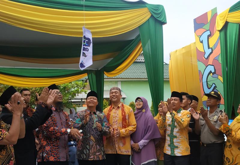 Pelepasan balon, tanda ICC 2020 selesai.