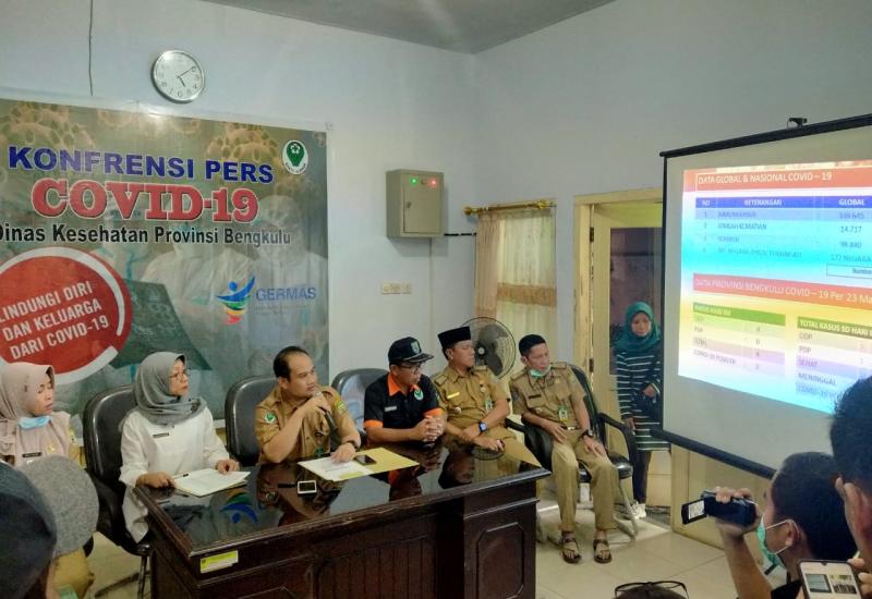 Konferensi Pers Perkembangan Covid-19.