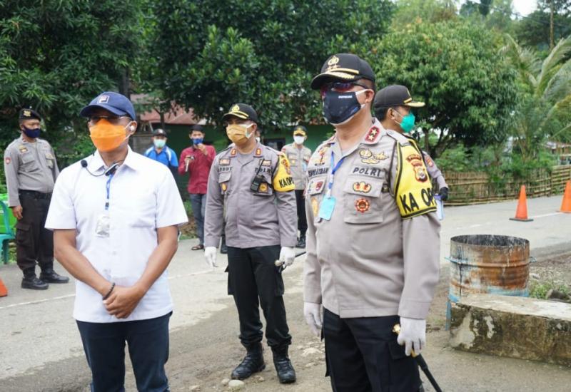 Tinjau Tiga Posko Covid-19 di Perbatasan BS, Kapolda Tegaskan Larangan Mudik!