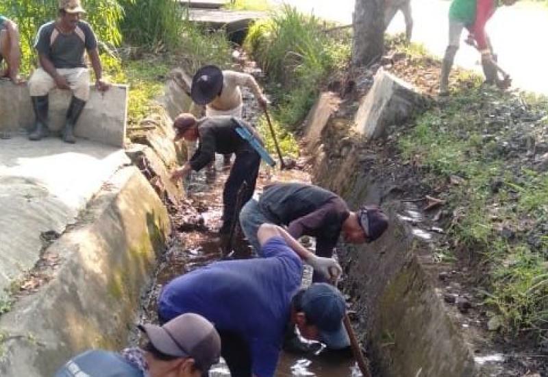 Cegah Banjir, PUPR Kota Bersihkan Saluran Irigasi