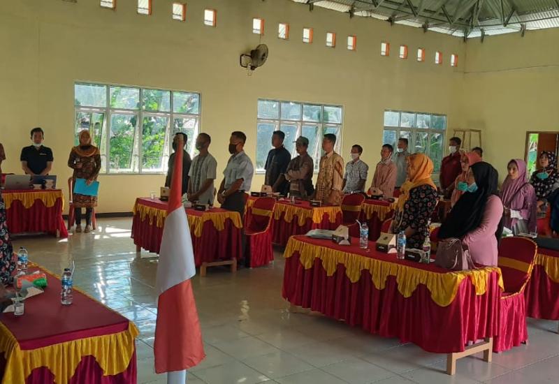 Bahas Soal DD 2021, Desa Tirta Makmur Adakan Musyawarah