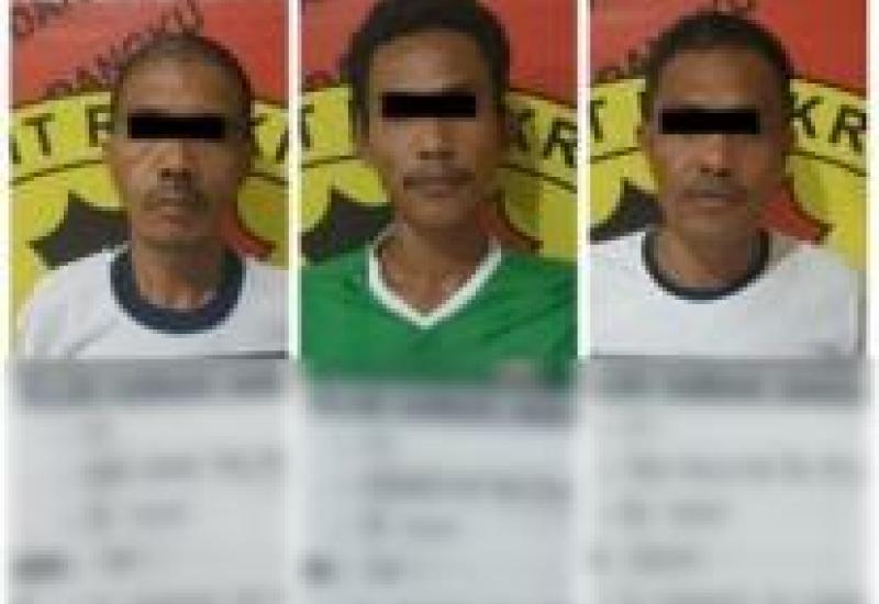 Peras Supir Truk PT. MHP, 3 Warga Muara Enim Diciduk
