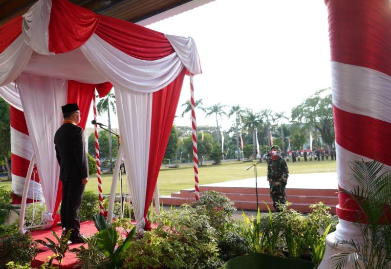 HUT Kemerdekaan RI ke-75 Ditengah Pandemi, Gubernur : Tetap Semangat Bangun Bengkulu