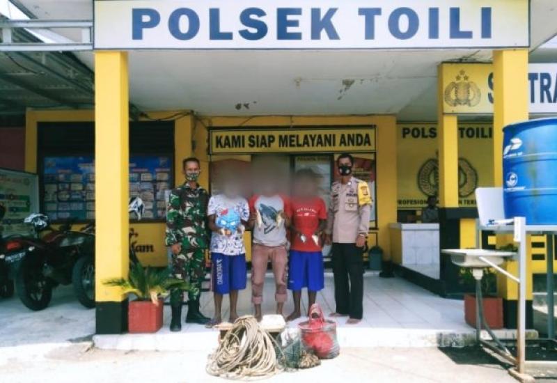 3 Nelayan Pelaku Illegal Fishing Dibekuk