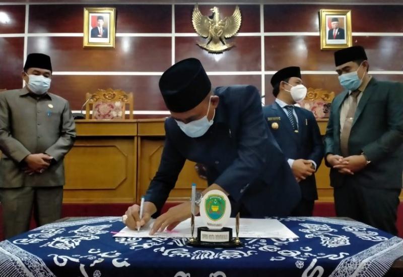 Perda APBD Kota Bengkulu Tahun 2021 Disahkan