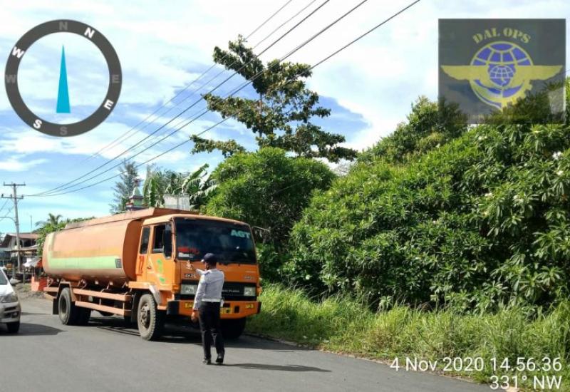 Masuk Kota, Truk Tonase Besar Dirazia