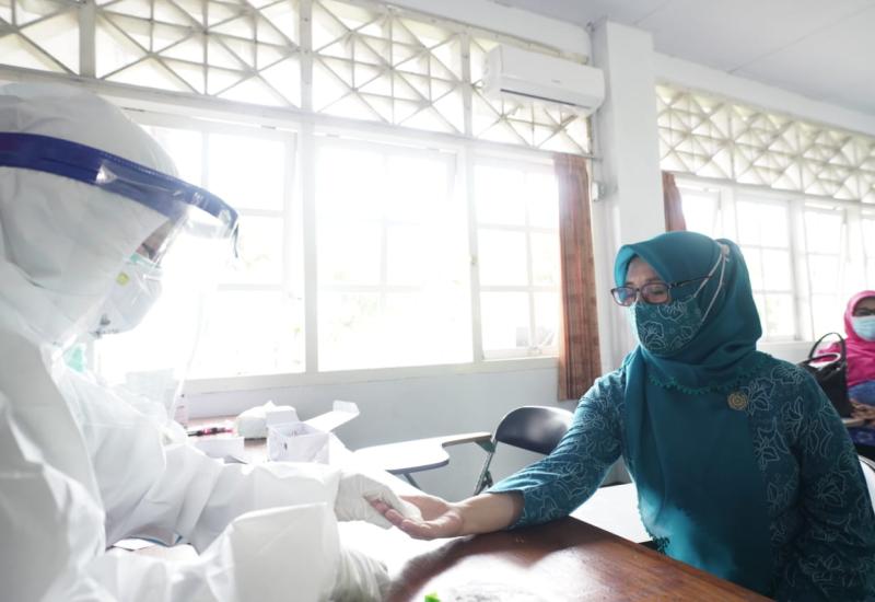 Sambut Hari Ibu, TP PKK Provinsi Bengkulu Gelar Rapid Tes Gratis Bagi  Perempuan
