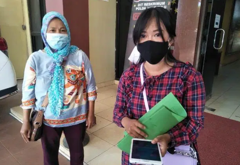 Sering Daniaya, Mama Muda Warga Kandang Mas Polisikan Suami