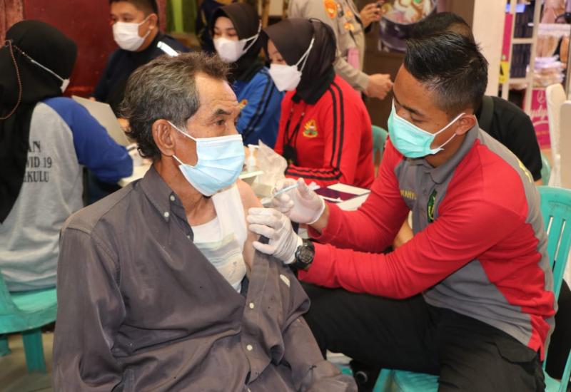 Vaksinasi Polda Bengkulu