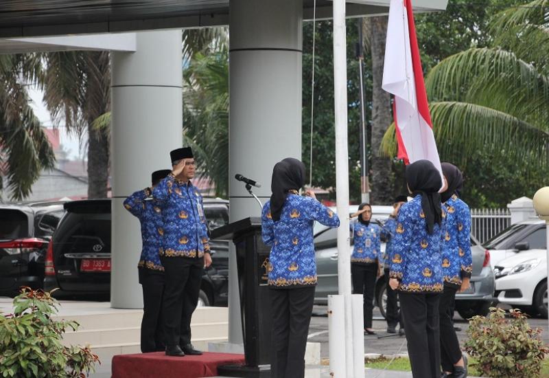 Upacara HUT KORPRI ke-53 di Kemenkumham Bengkulu Berlangsung Khidmat